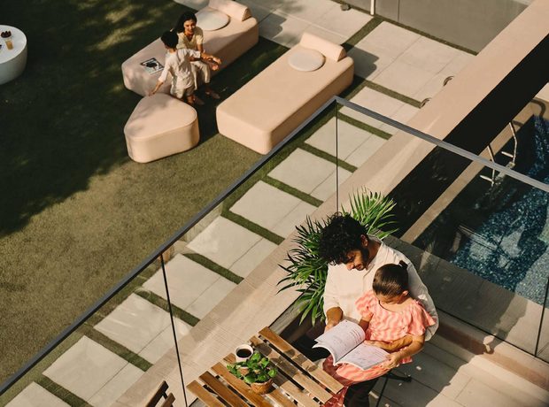 A private garden with every home